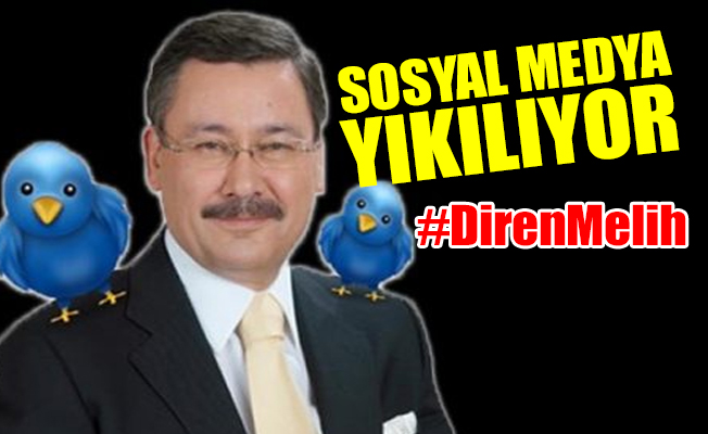 Sanal alem şen şakrak: #DirenMelih