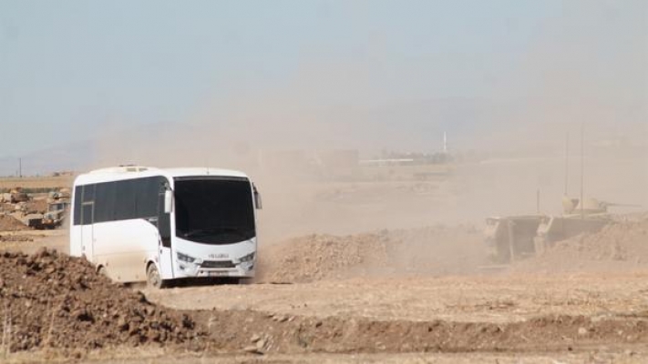 Iraklı askerler Habur'a 2 midibüsle geldiler