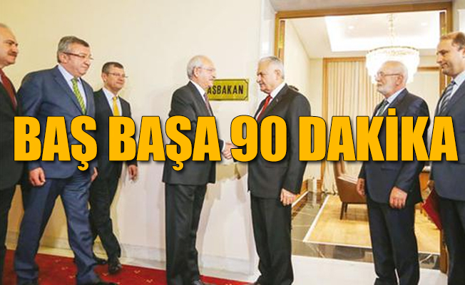 CHP lideri 90 dakika Başbakan Yıldırım ile neleri görüştü?