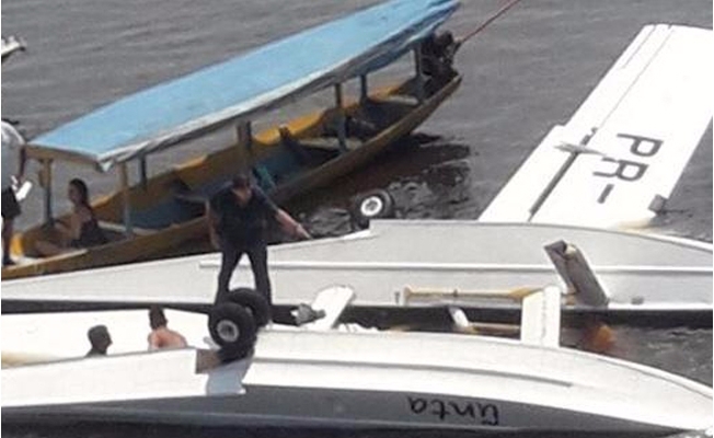 Greenpeace uçağı düştü