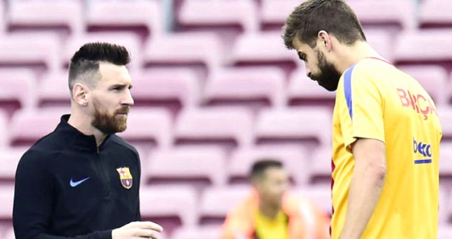 Messi ve Pique arasında tartışma!