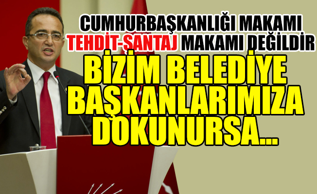 Belediye başkanlarının istifa ettiren Erdoğan'a CHP'den tepki