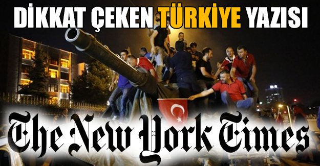Dikkat çeken Türkiye yazısı