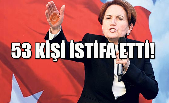 MHP'de toplu Akşener istifası!