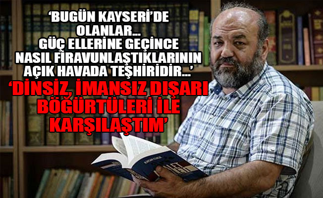 Eliaçık: Kayseriyi parsel parsel FETÖ'ye satan ben miyim!