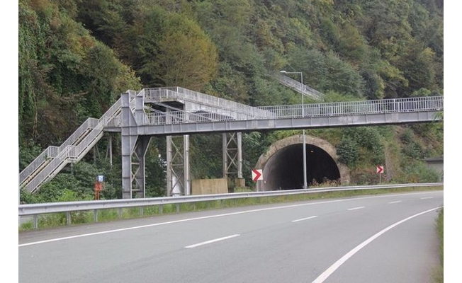 Artvin'de labirent üst geçit