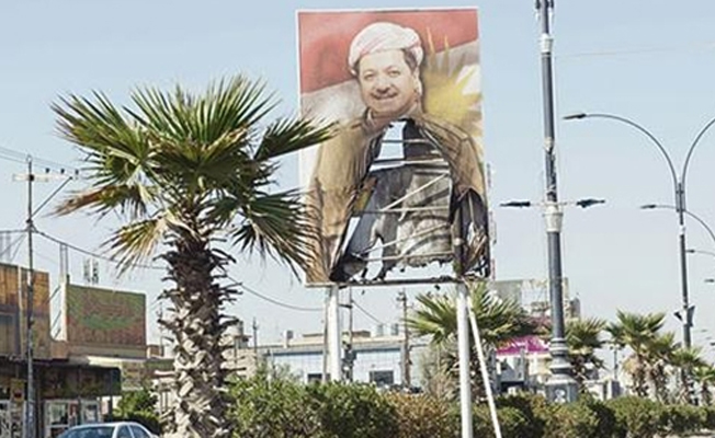 Barzani'ye büyük şok: Posterleri yakılıyor!