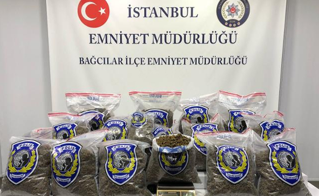 Bağcılar'da emlakçıya uyuşturucu baskını