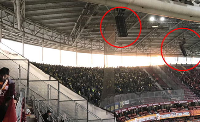 Galatasaray yönetimi, Fenerbahçeli taraftarlara Galatasaray marşı dinletti