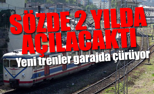 İstanbul'un banliyö hatları 4 senedir bakımda