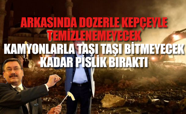 Gökçek gitti, dinozarları, fışkıyesi, milyonlarca liralık kapıları kaldı...