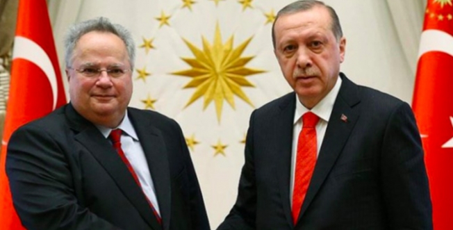 Erdoğan, Yunanistan Dışişleri Bakanı'yla görüştü