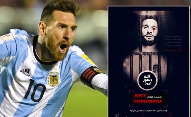 IŞİD'den Messi'li tehdit !