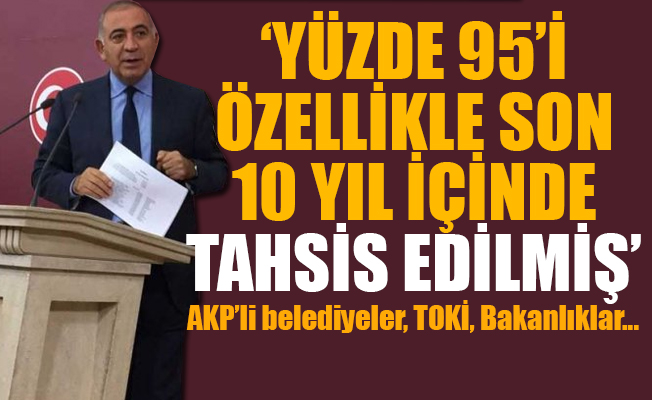Tekin, İstanbul'da AKP'nin 'parsel parsel' FETÖ'ye peşkeş çektiği yerleri açıkladı