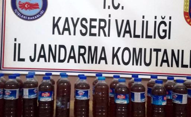 Kayseri'de sahte rakı operasyonu