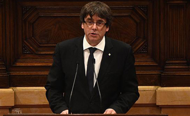 Katalan Başbakan Puigdemont: Seçimden vazgeçtim