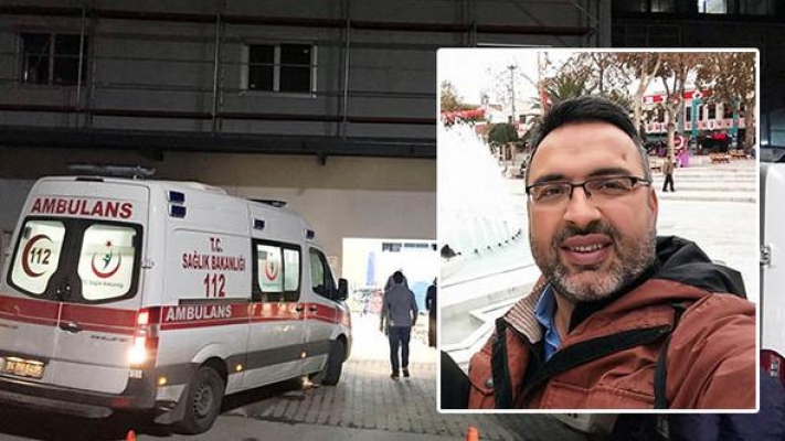 Lavabo çöktü, doktor alt kata düştü