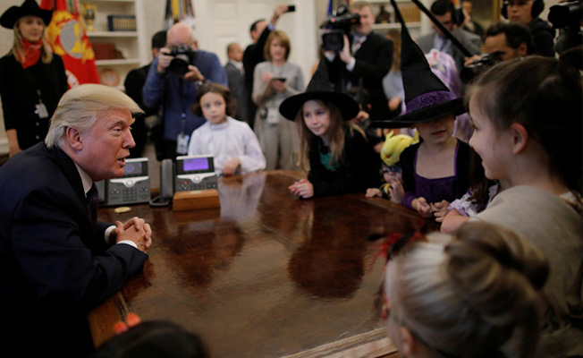 Trump: Medyanın bu kadar güzel çocuklar yetiştirdiğine inanamıyorum