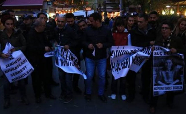 'İşimizi geri istiyoruz' eylemine müdahale: 8 gözaltı