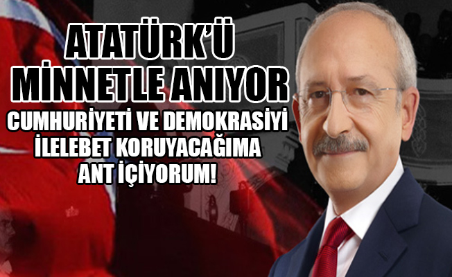 CHP lideri yemin etti!