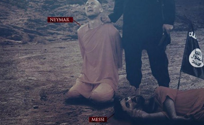 IŞİD’den bu kez Neymar’lı tehdit mesajı