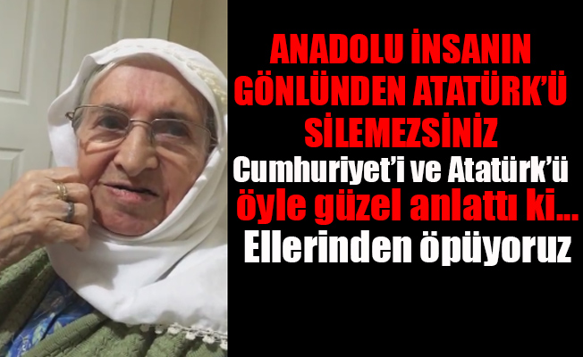 Yaşlı teyze okudu milyonlar izledi...
