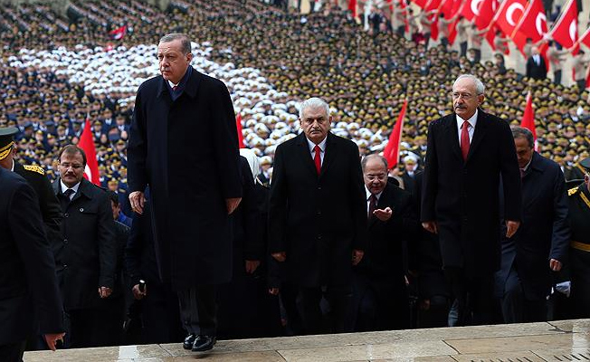29 Ekim kutlamalarında İlk tören Anıtkabir’de