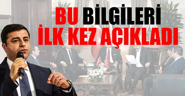 Demirtaş: Hükümet, Kandil'in masaya yeniden oturma teklifini birkaç ay önce reddetti