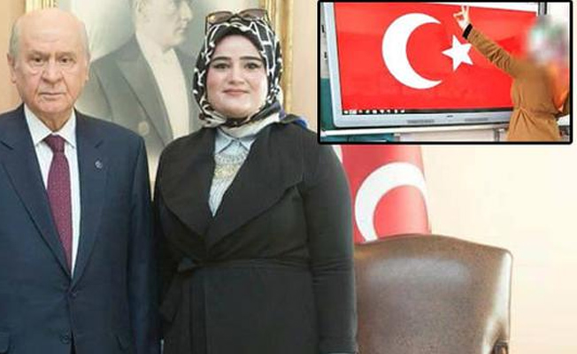 O öğretmen Bahçeli'ye gitti