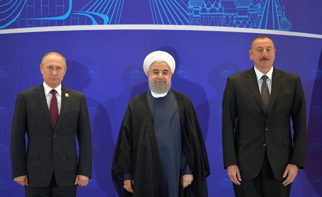 İran, Rusya ve Azerbaycan liderleri Tahran'da buluştu