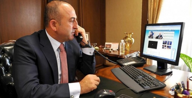 Çavuşoğlu ABD'li mevkidaşı Tillerson ile görüştü
