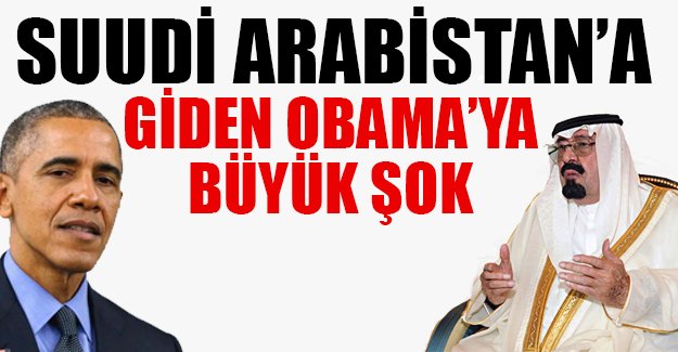 Suudi Arabistan'a giden Obama'yı vali karşıladı