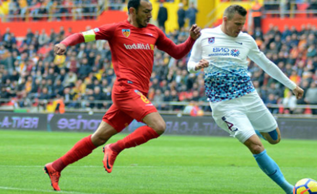 Trabzonspor deplasmanda Kayserispor ile 0-0 berabere kaldı!