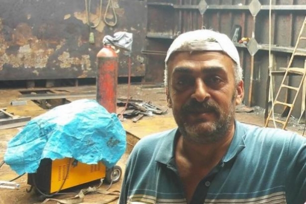 Of limanında başına demir düşen işçi yaşamını yitirdi