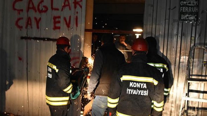 İnşaat işçisi böyle kurtarıldı