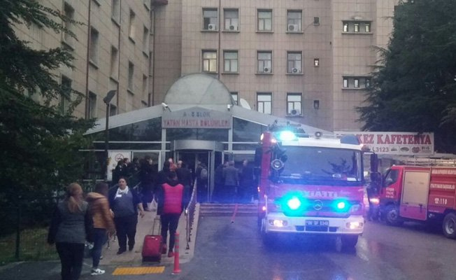 Ankara'da hastanede yangın