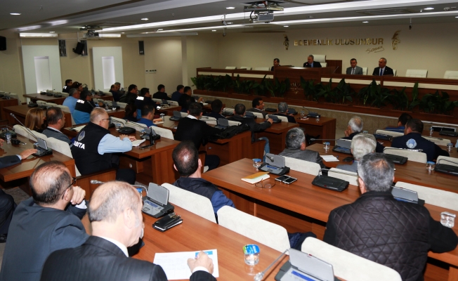 Karabağlar'da 30 ilçeyi kapsayan zabıta koordinasyon toplantısı