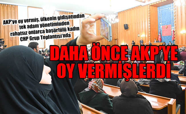 Bu görüntüler bugün CHP Grup Toplantısı'nda çekildi