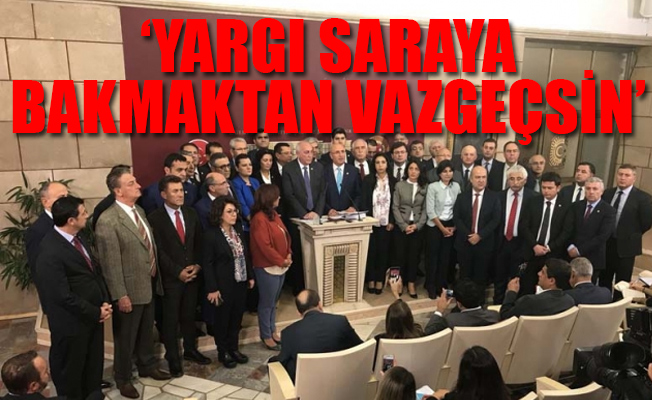 CHP'li vekiller Enis Berberoğlu için toplandı: Derhal serbest bırakılsın