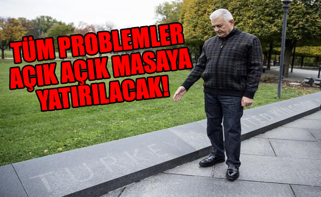 Başbakan Yıldırım ABD'de: Amacımız mesafe almak