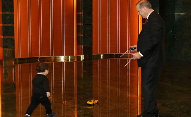 Erdoğan'ın torunu ile fotoğrafı paylaşıldı