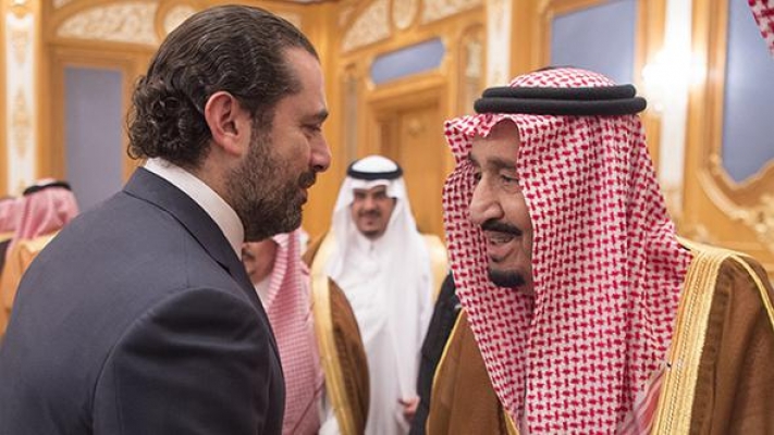 Hariri, Kral Selman'ı Riyad'da havalimanında karşıladı