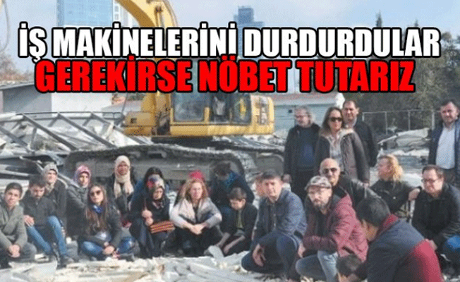 Şişli'de veliler AVM'ye karşı direniyor
