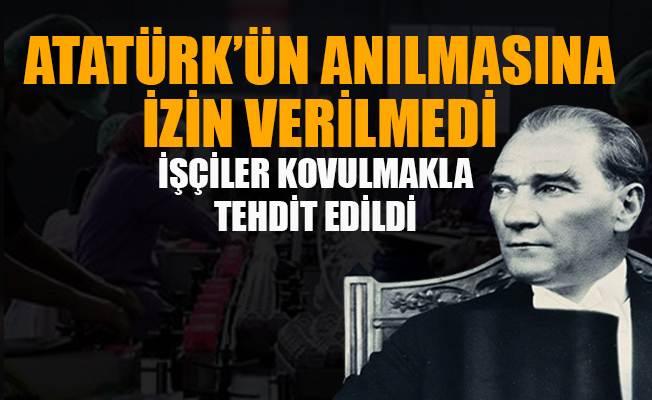 Dev kozmetik firmasında 10 Kasım skandalı