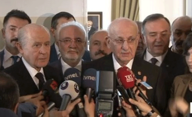 İsmail Kahraman, Bahçeli ile görüştü!