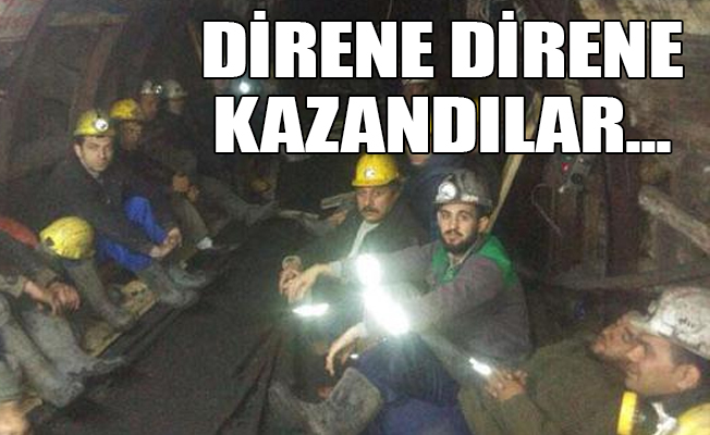 Maden işçilerinin eylemi ses verdi: O düzenlemeden vazgeçildi!