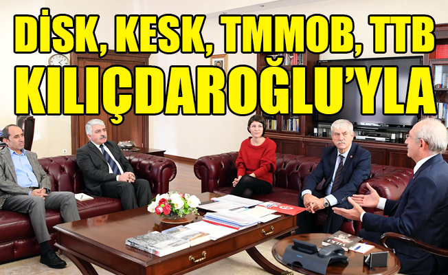 Demokratik Kitle Örgütleri, CHP lideri ile buluştu