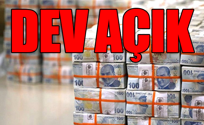 Bütçe açığı 10 ayda yüzde 190 artışla 35 milyar liraya yükseldi
