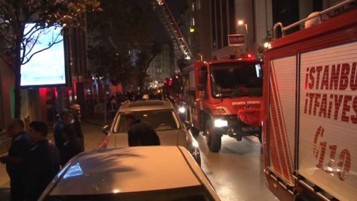 Nişantaşı'nda okulda yangın çıktı!