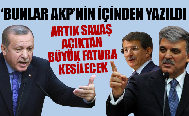 'AKP'liler Cumhurbaşkanı Erdoğan'a kumpas üstüne kumpas kuruyorlar'